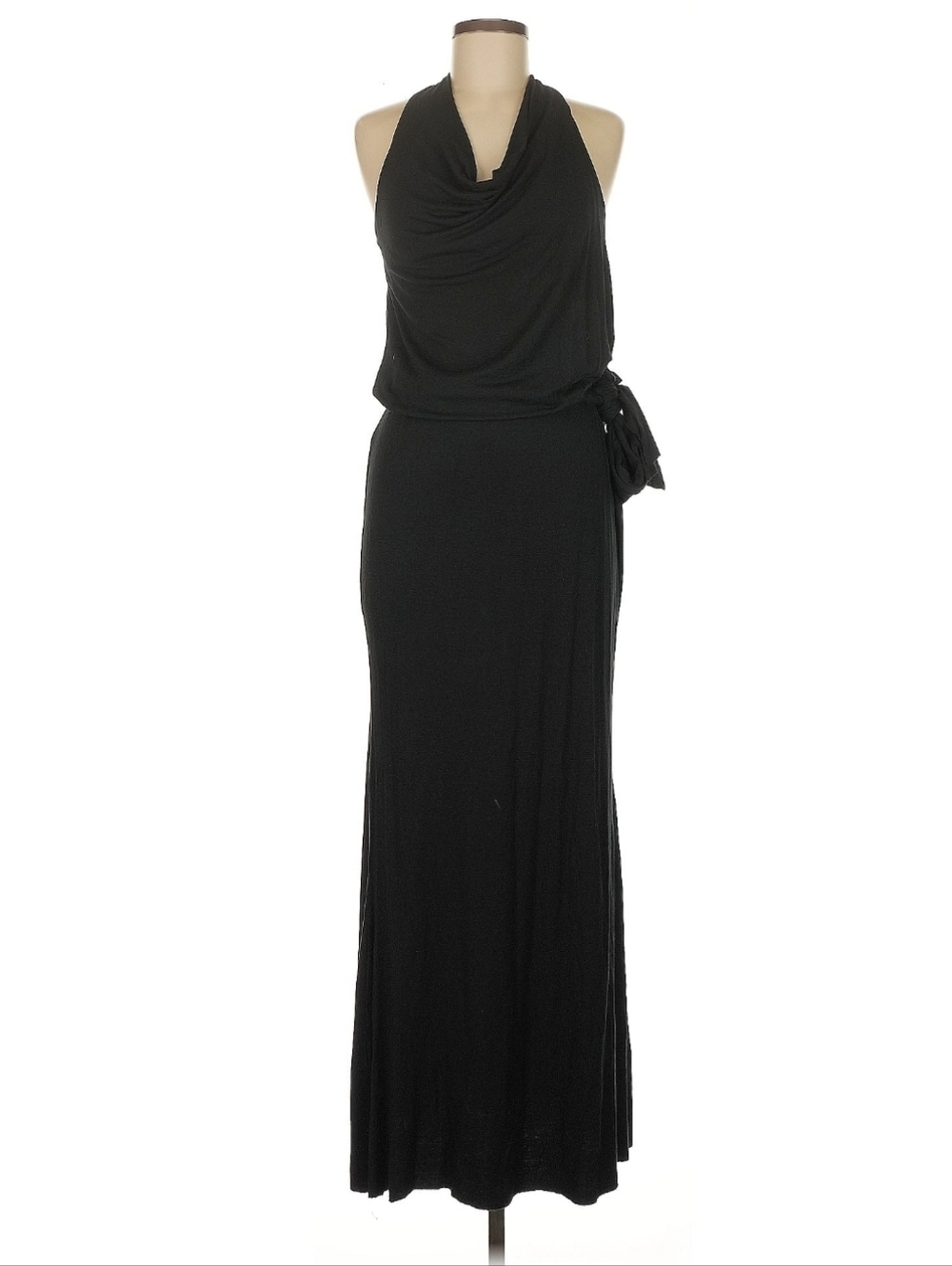 Black Maxi Dress - Open Back